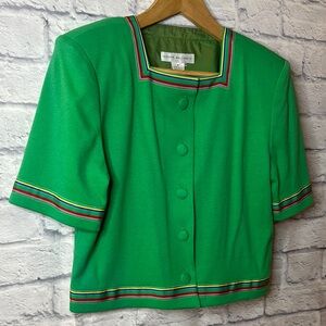 ✨NWT Vintage Dennis Goldsmith Button Blouse